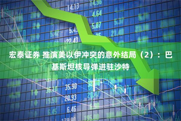 宏泰证券 推演美以伊冲突的意外结局（2）：巴基斯坦核导弹进驻沙特