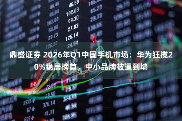 鼎盛证券 2026年Q1中国手机市场：华为狂揽20%稳居榜首，中小品牌被逼到墙