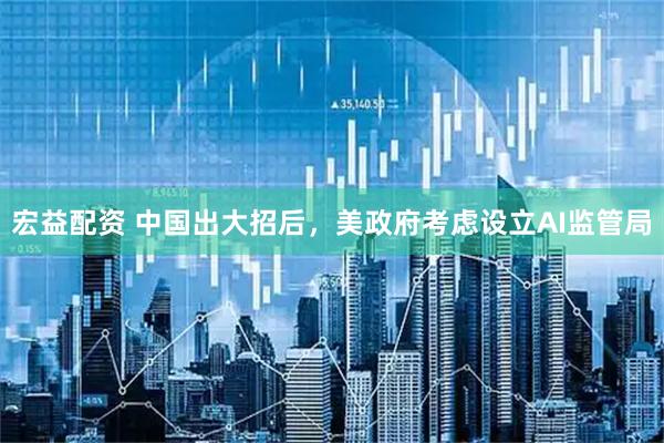 宏益配资 中国出大招后,美政府考虑设立AI监管局