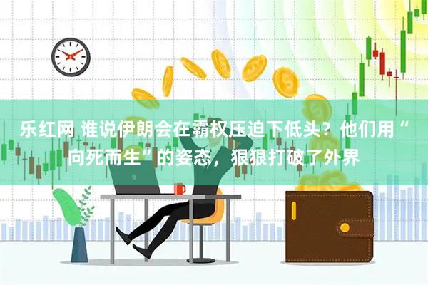 乐红网 谁说伊朗会在霸权压迫下低头？他们用“向死而生”的姿态，狠狠打破了外界