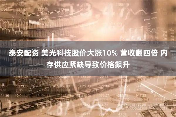 泰安配资 美光科技股价大涨10% 营收翻四倍 内存供应紧缺导致价格飙升