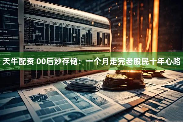 天牛配资 00后炒存储：一个月走完老股民十年心路